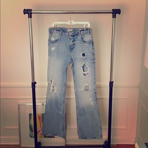 Zara 70’s Distressed Jeans - NWOT